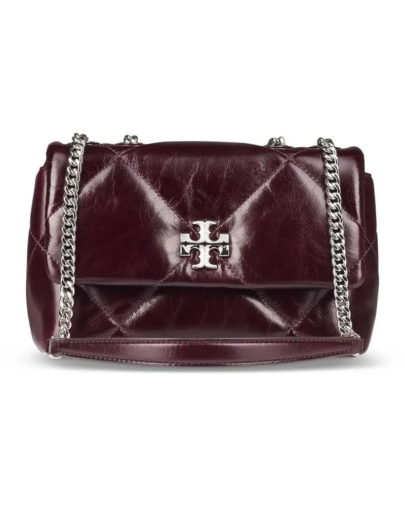 Tory Burch Hobo Bags Kira Diamond Quilt Distressed Small Convertible Sh rot Rot