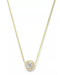 Isabel Bernard Halskette Le Marais Lison 14 Karat Necklace With Zirconia Gold