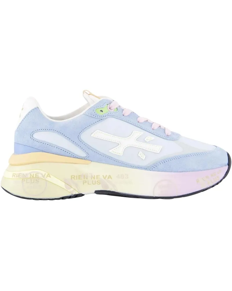 Premiata Low-Top Sneaker Dames Moerund Sneaker Blauw/Lila blau Blau