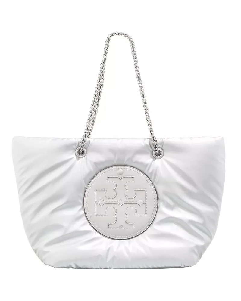 Tory Burch Tote Ella Metallic Puffy Chain Tote 