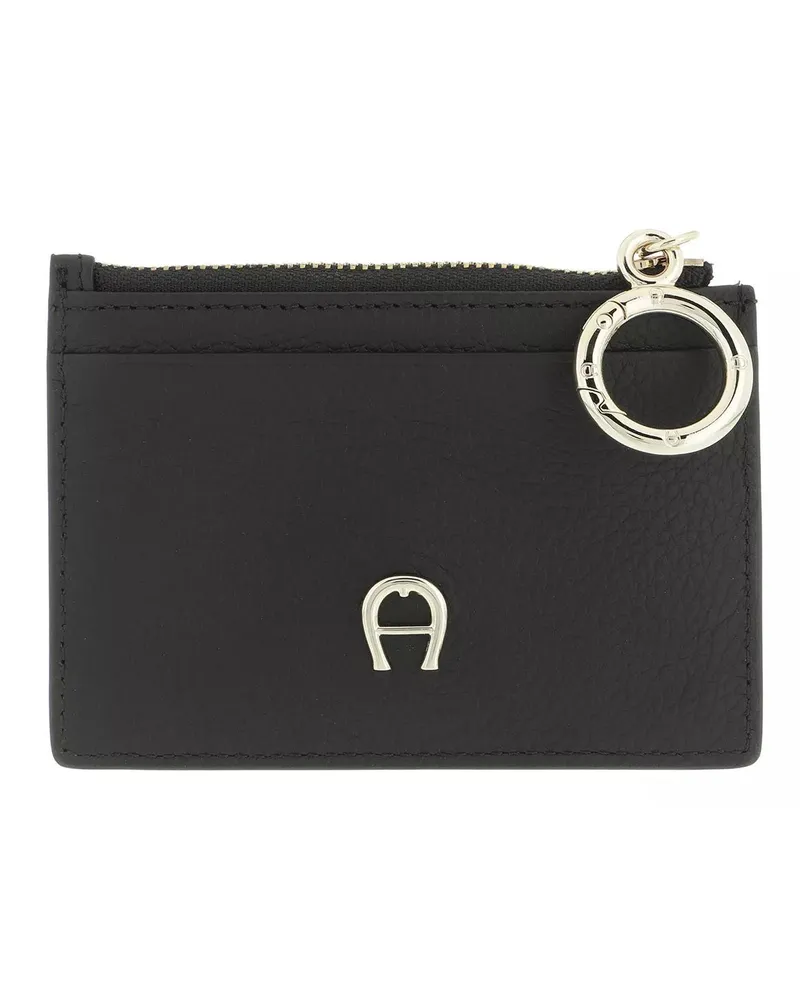 Aigner Portemonnaie Zita schwarz Schwarz