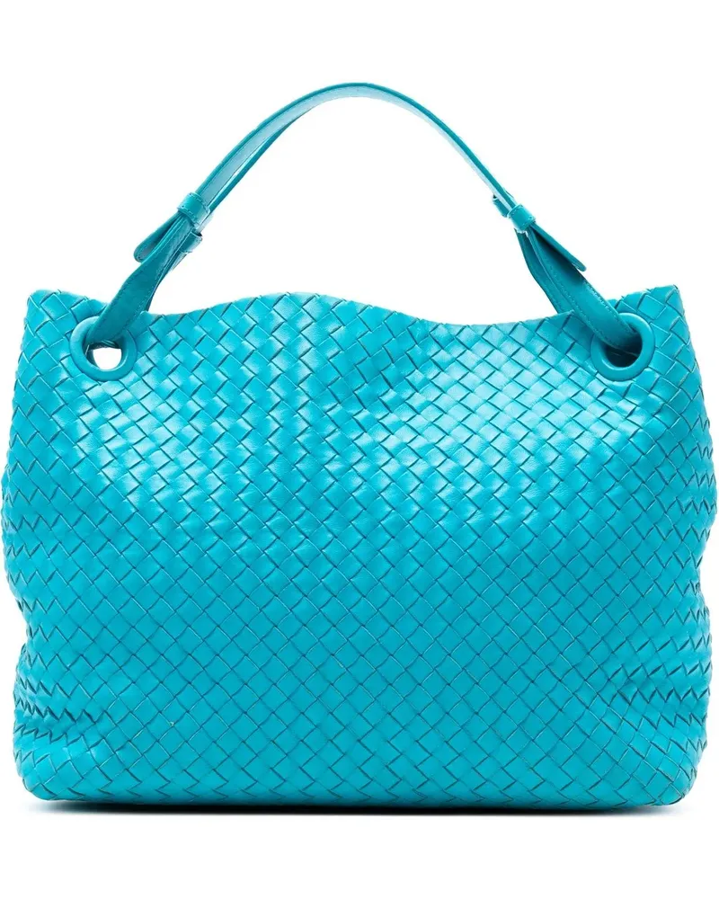 Bottega Veneta Shopper Medium Nappa Intrecciato Garda Tote blau Blau