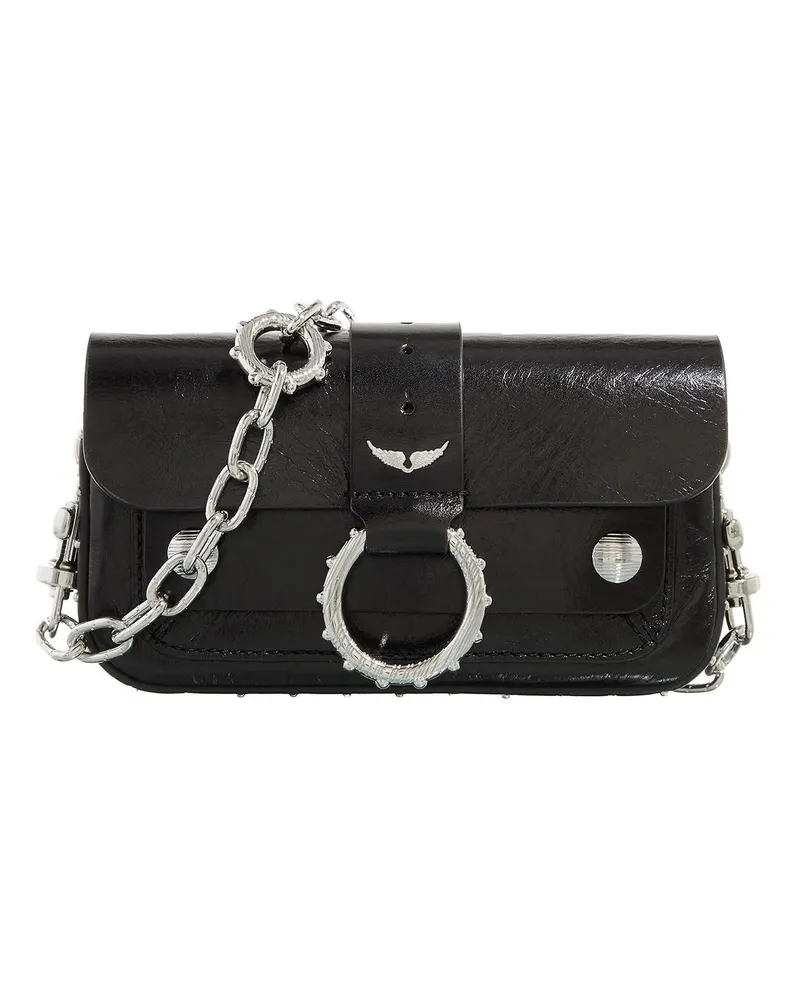 Zadig & Voltaire Portemonnaie Kate Wallet Vintage Patent schwarz Schwarz