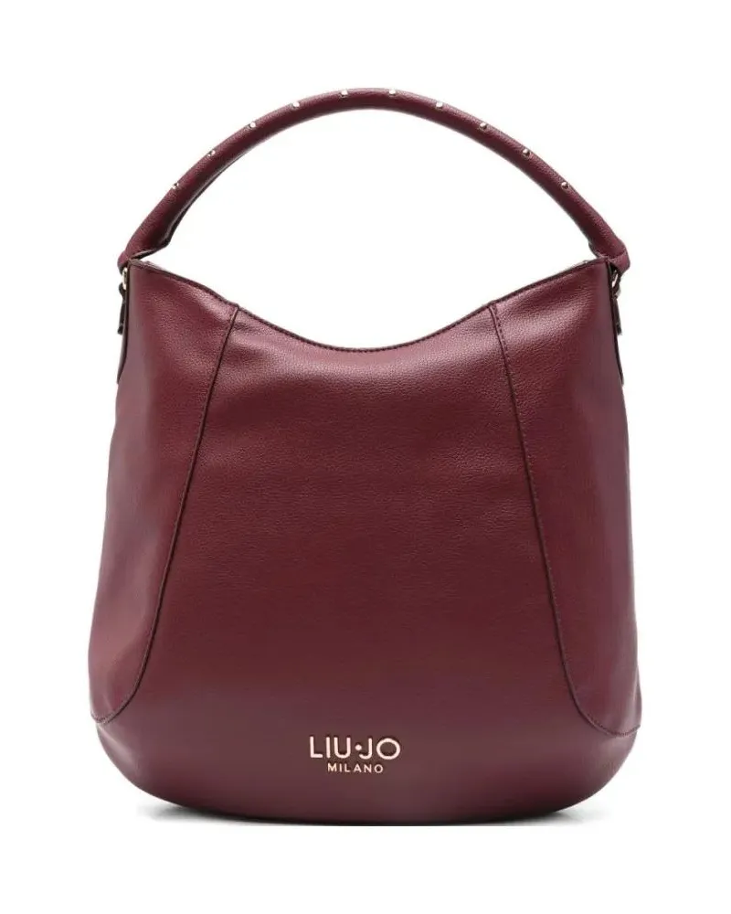 Liu Jo Hobo Bags Structured Red Shoulder Bag With Zip Closure rot Rot