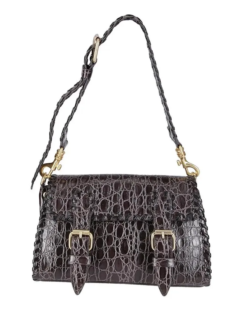 Dries van Noten Hobo Bags 00110-Bw252-Satchel236-596 W.L.Bag grau Grau