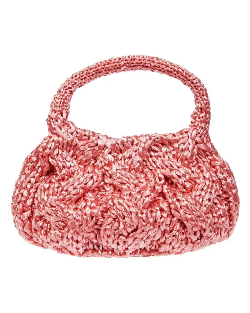 J.W.Anderson Hobo Bags Small Cable Knit Bag pink Rosa