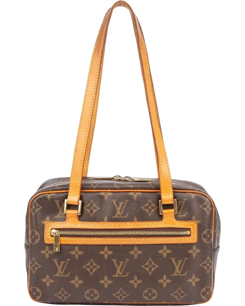 Louis Vuitton Crossbody Bags  Canvas Monogram Cite MM Shoulder Bag braun Braun