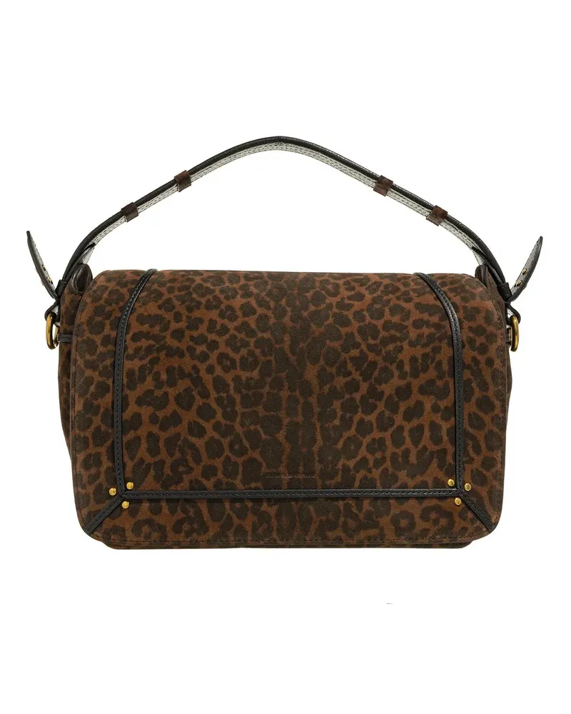 Jérôme Dreyfuss Hobo Bags Pepito M leopardenmuster 