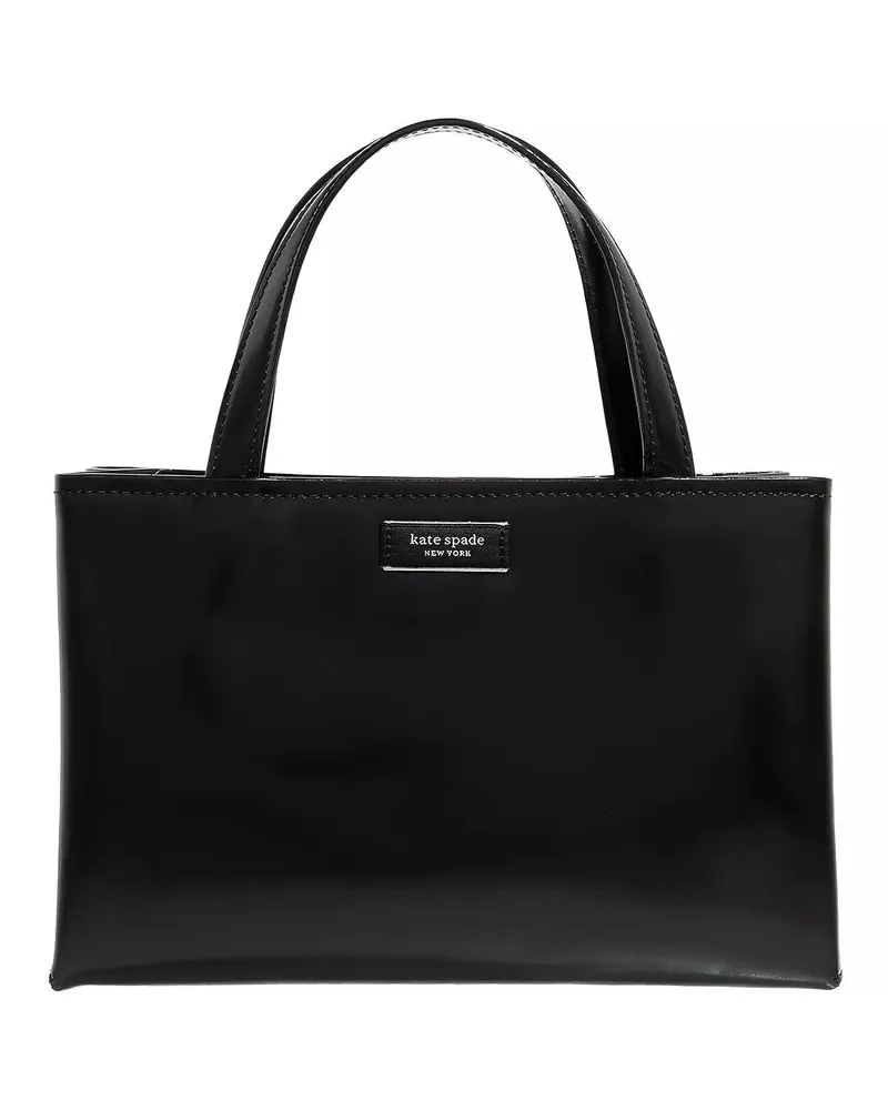 Kate Spade Tote The Original Bag Icon Spazzolato Small Tote Schwarz