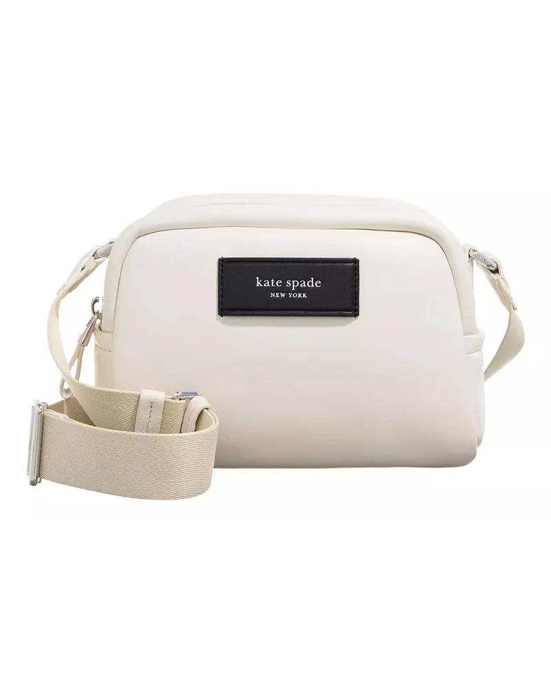 Kate Spade Crossbody Bags Puffed Smooth Leather Small Crossbody weiß Weiß