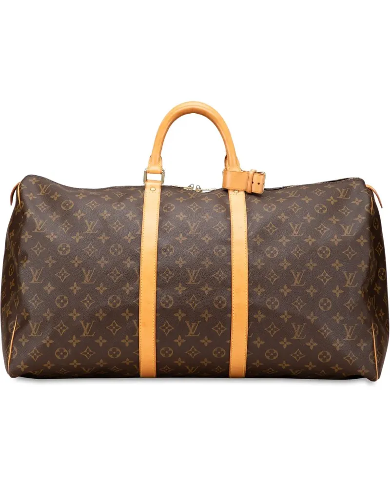 Louis Vuitton Weekender Monogram Keepall 55 braun Braun