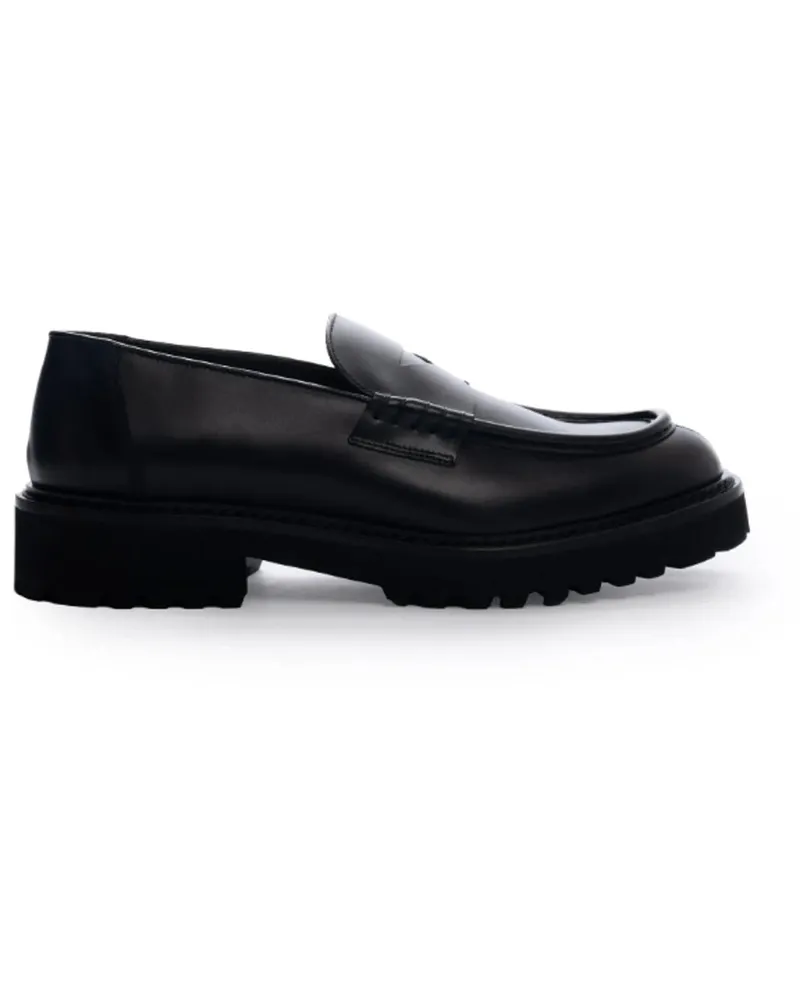 Doucal´s Loafer Flat Shoes Black schwarz Schwarz