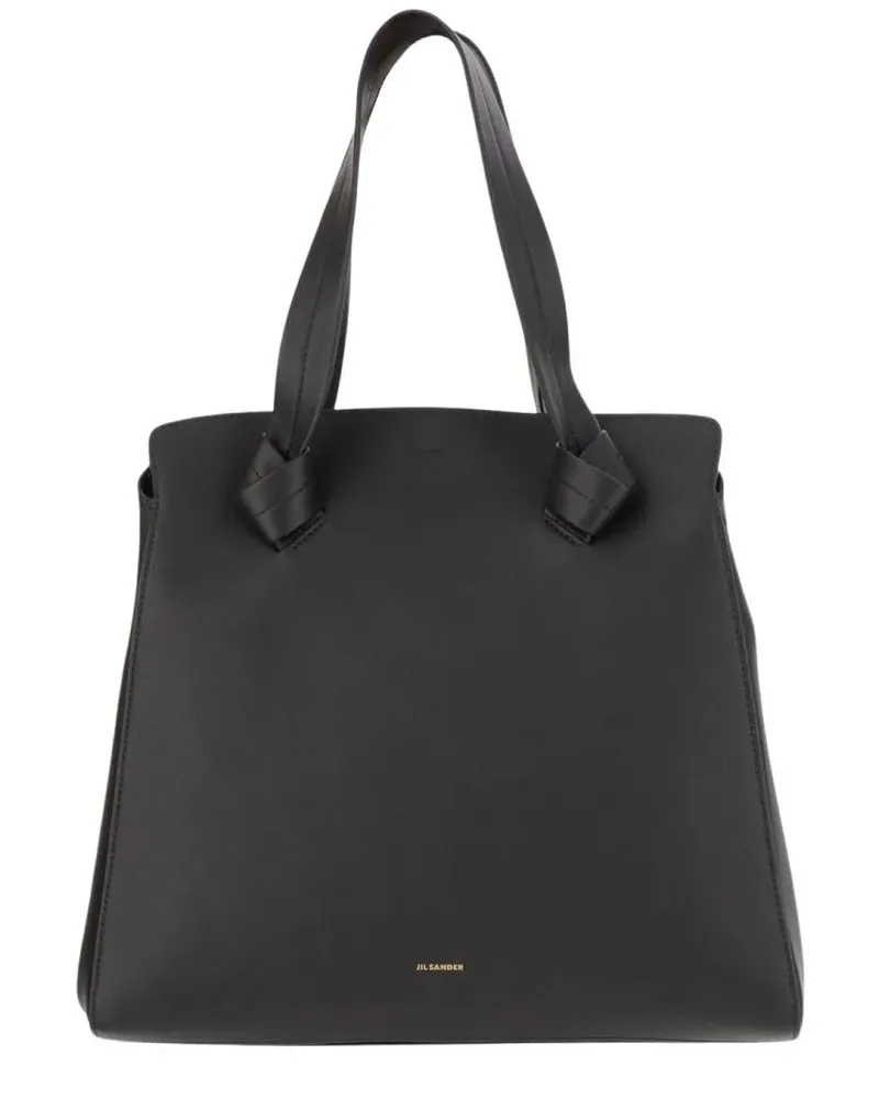 Jil Sander Shopper & Totes Knot Tote Bag schwarz Schwarz