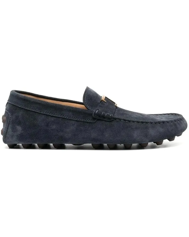 TOD'S Loafer Flat Shoes Blue blau Blau