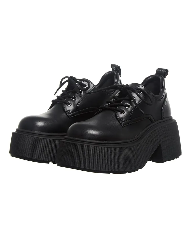 Buffalo Loafer Vicious Lace Up Lo schwarz Schwarz
