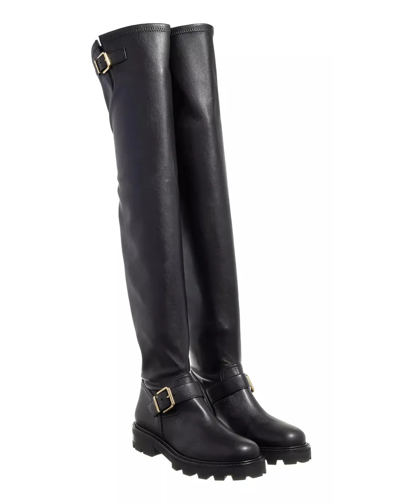 Jimmy Choo Stiefel & Boots Biker II Over Knee Boots schwarz Schwarz