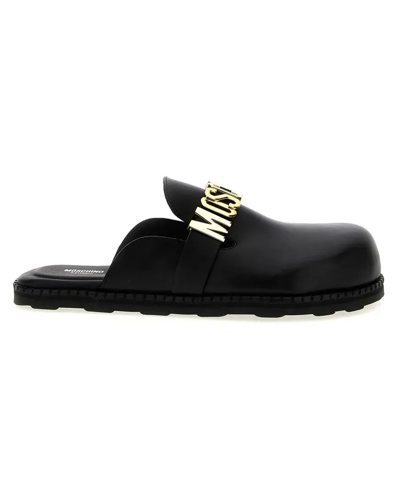 Moschino Loafer 'Birky' Sabots schwarz Schwarz