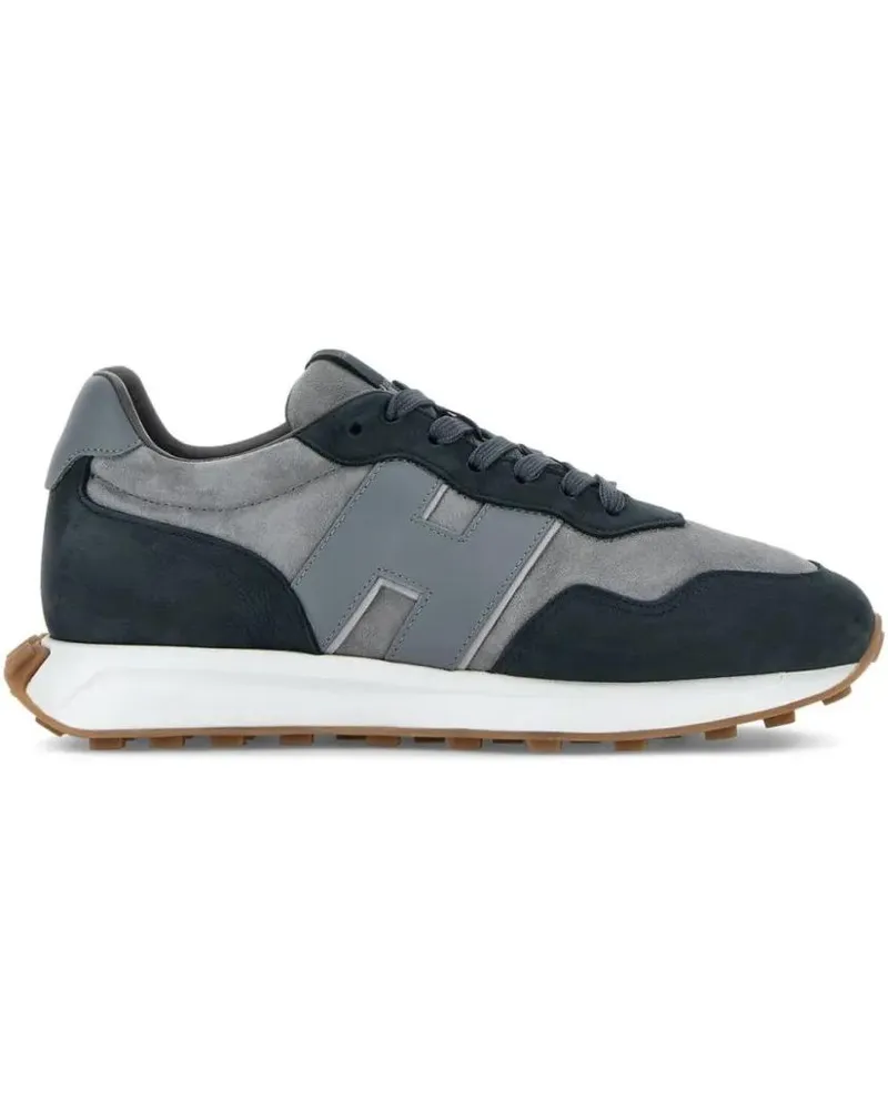 Hogan Low-Top Sneaker Grey Suede And Textile Sneakers With Rubber Sole grau Grau