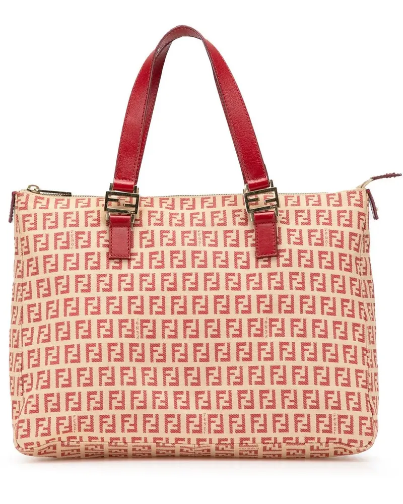 Fendi Shopper Zucchino Canvas Tote braun Braun