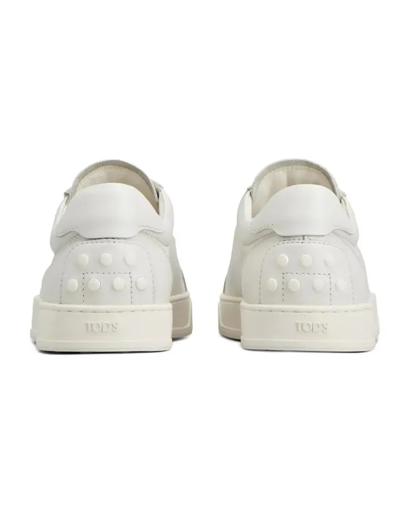 TOD'S Low-Top Sneaker Low-Top Leather Sneakers weiß Weiß