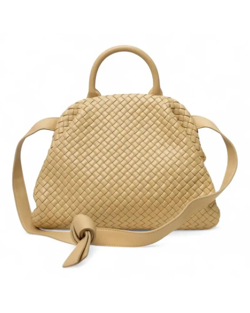Bottega Veneta Hobo Bags Medium Beige Braided Handle beige Beige