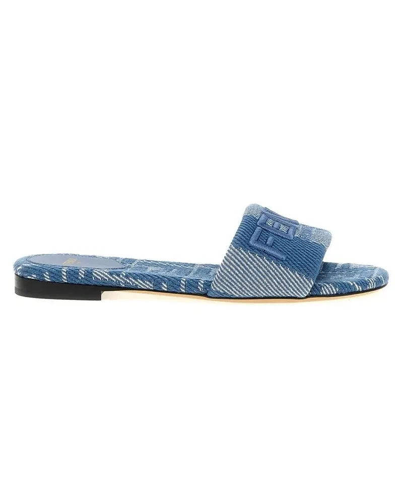 Fendi Sandalen ' Sunshine' Slides blau Blau