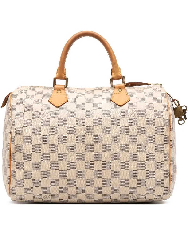 Louis Vuitton Crossbody Bags Damier Azur Speedy 30 weiß Weiß