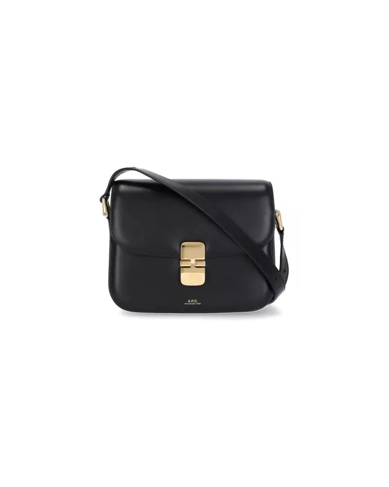 A.P.C. Shopper Small Grace Shoulder Bag Schwarz