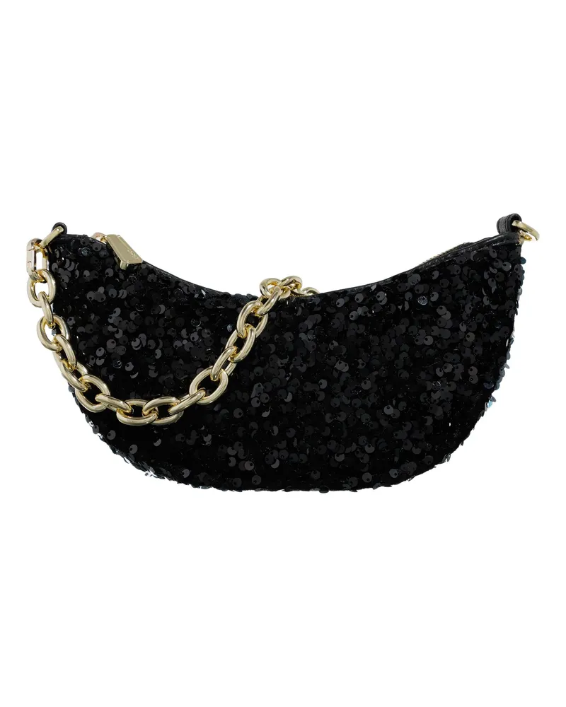 Abro Pochettes Schultertasche Moon/ Black/Gold schwarz Schwarz