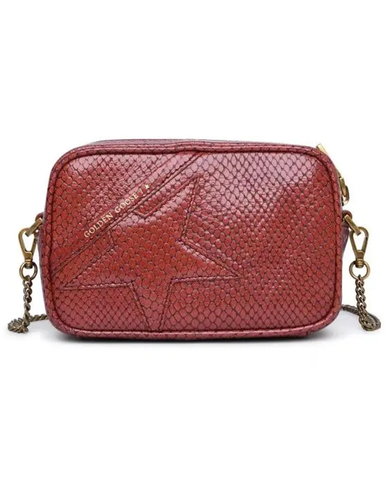 Golden Goose Shopper Star' Mini Bag In Brown Leather Braun