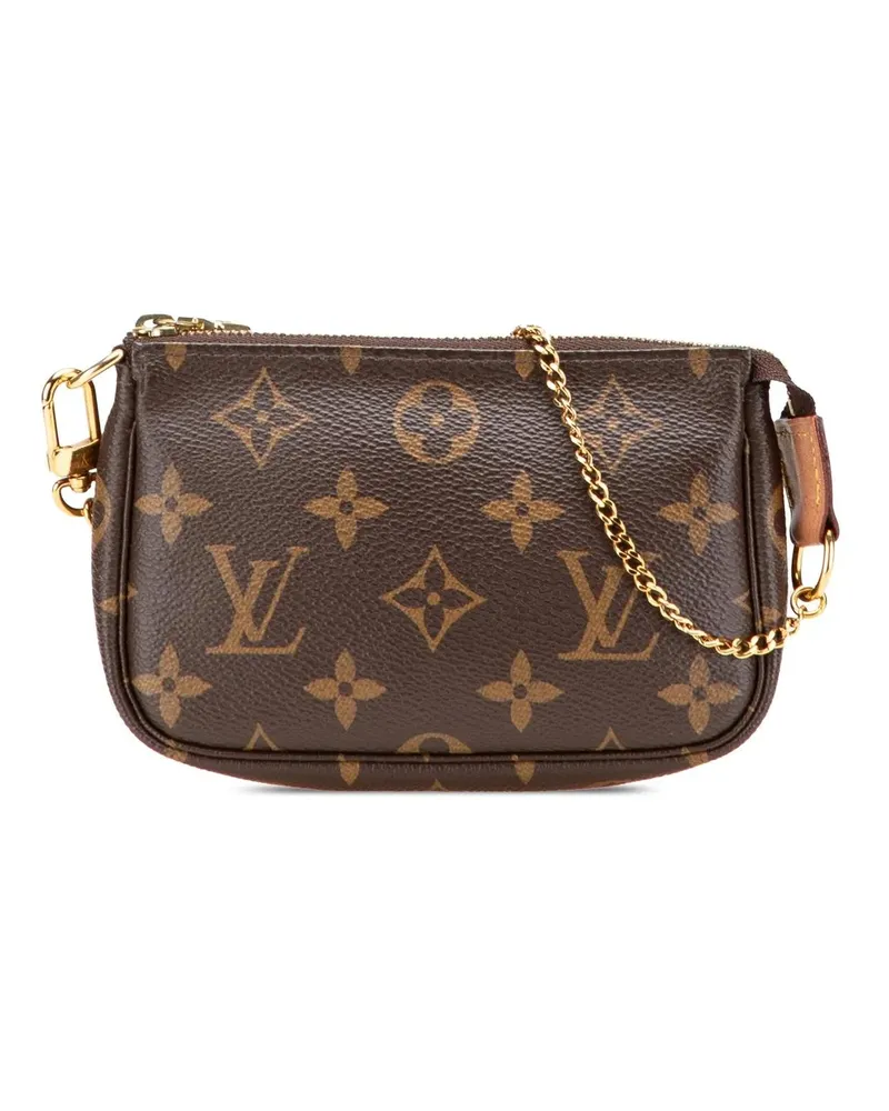 Louis Vuitton Crossbody Bags Monogram Mini Pochette Accessoires braun Braun