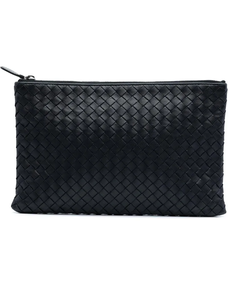 Bottega Veneta Clutches Nappa Intrecciato Clutch schwarz Schwarz