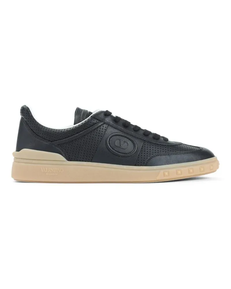 Valentino Garavani Low-Top Sneaker Premium Leather And Rubber Sneakers schwarz Schwarz