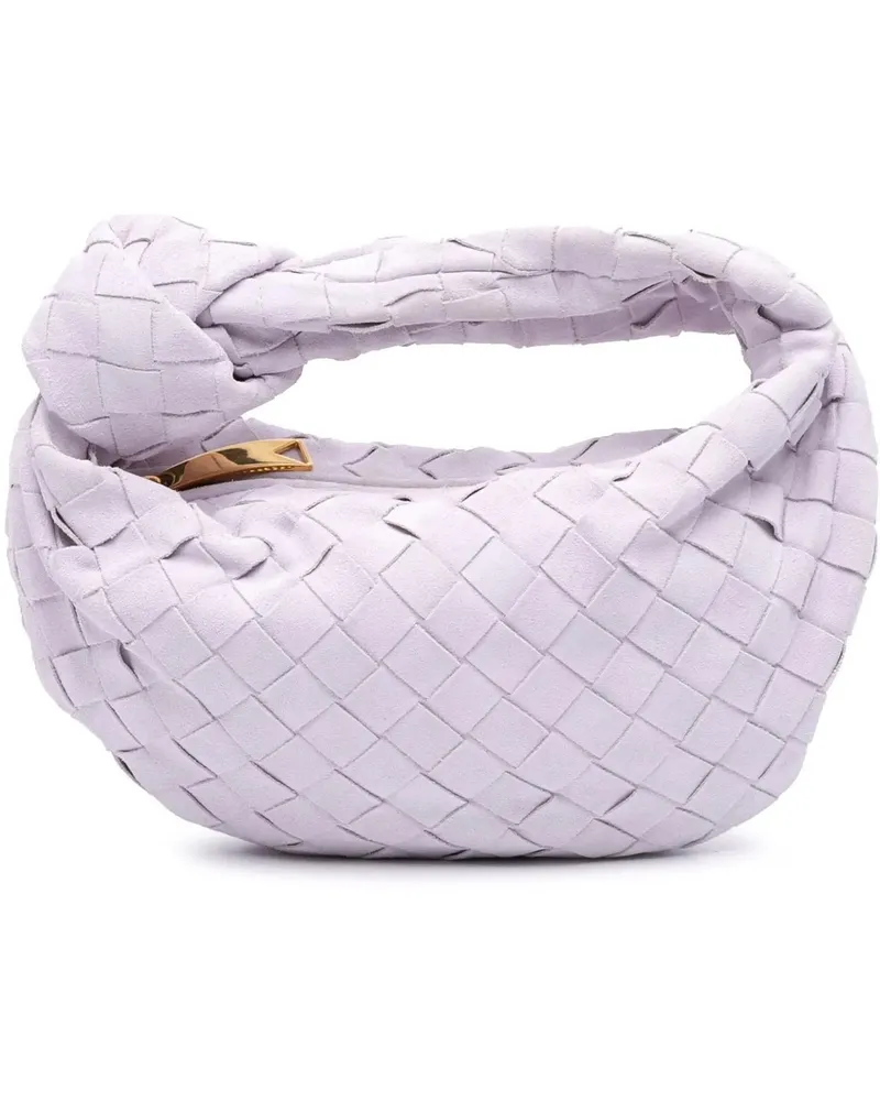 Bottega Veneta Hobo Bags Mini Suede Intrecciato Jodie orange Orange