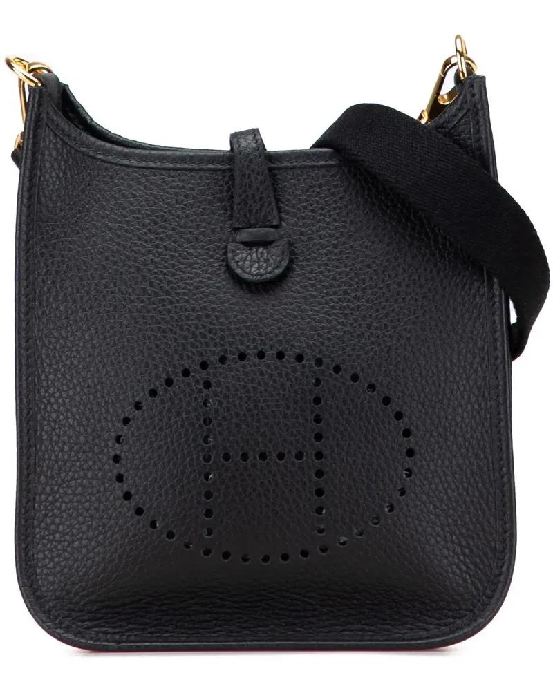Hermès Hobo Bags Clemence Evelyne TPM schwarz Schwarz