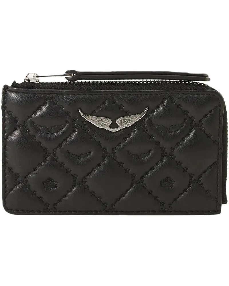 Zadig & Voltaire Portemonnaie Wallets Black schwarz Schwarz
