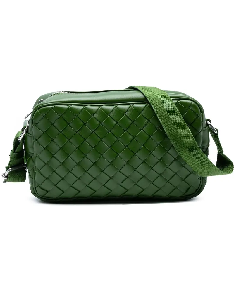 Bottega Veneta Hobo Bags Nappa Intrecciato Crossbody grün Grün