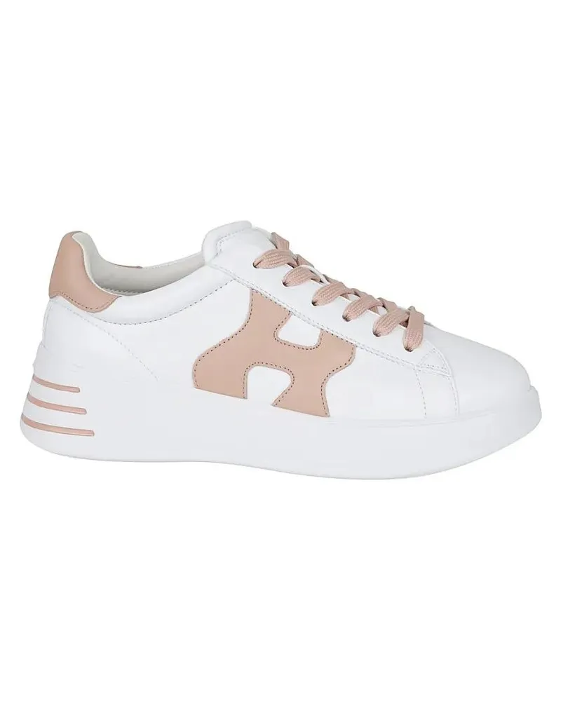 Hogan Low-Top Sneaker H564 Ivory Leather Sneakers weiß Weiß