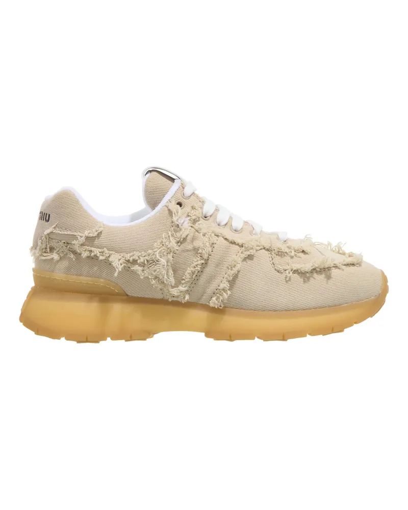 Miu Miu Sandalen Sneaker beige Beige