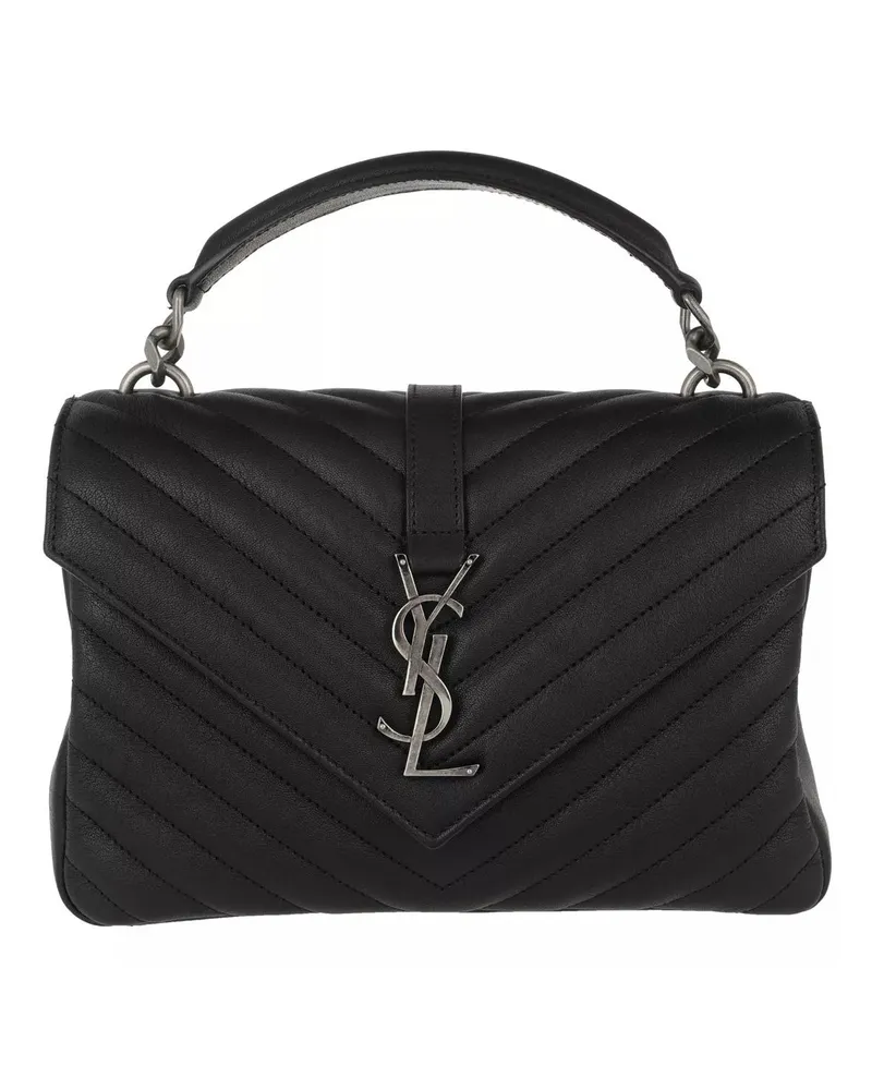 Saint Laurent Satchels Ysl College Medium schwarz Schwarz