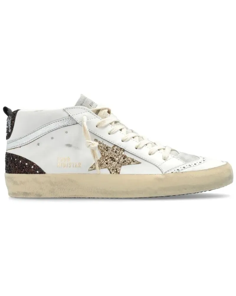 Golden Goose Low-Top Sneaker Color-Block Ankle-Length Sneakers With Logo weiß Weiß