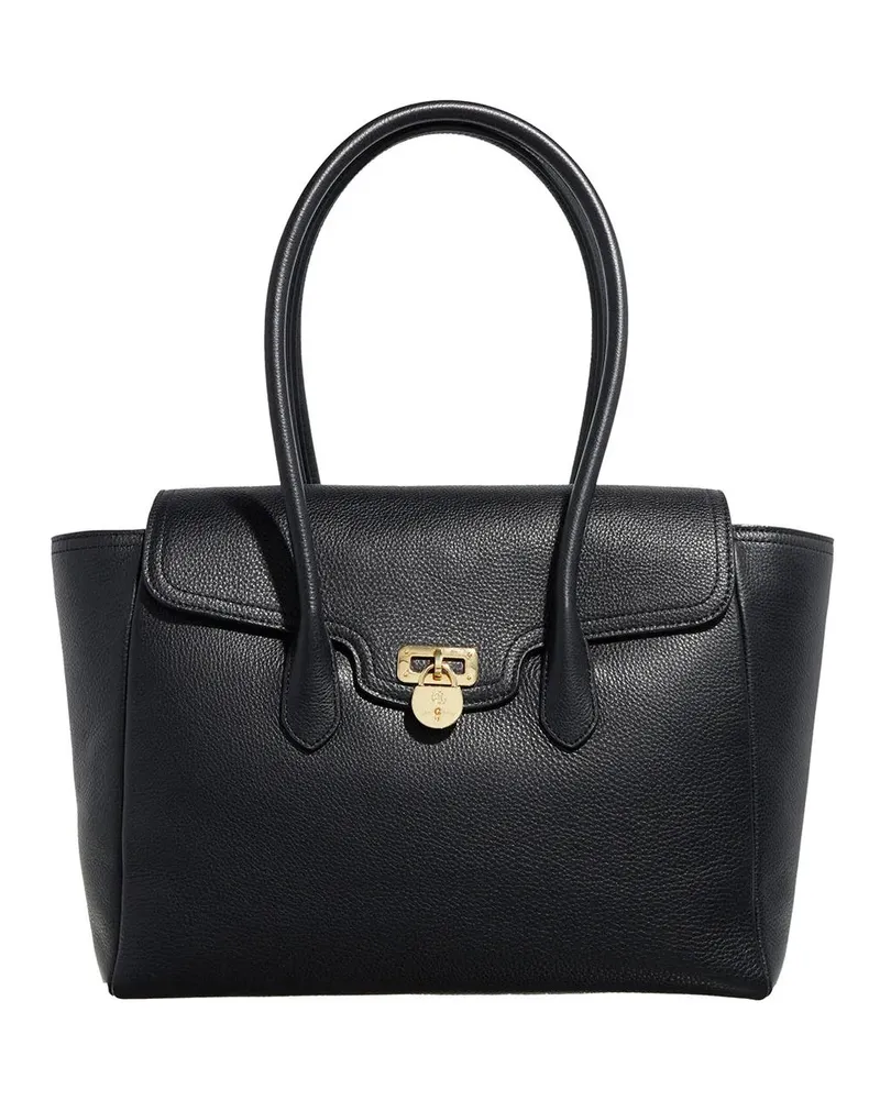 Ralph Lauren Satchels Tnnr Lg Schl-Satchel-Large schwarz Schwarz