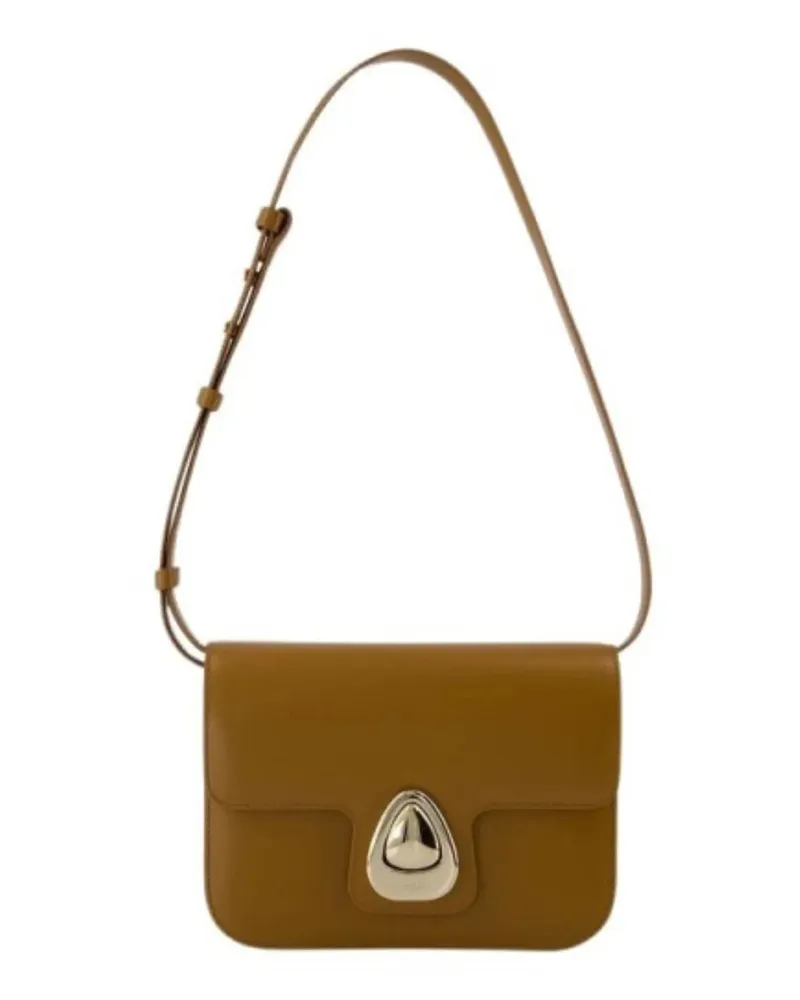 A.P.C. Hobo Bags Astra Small Crossbody - Leather - Brown braun Braun