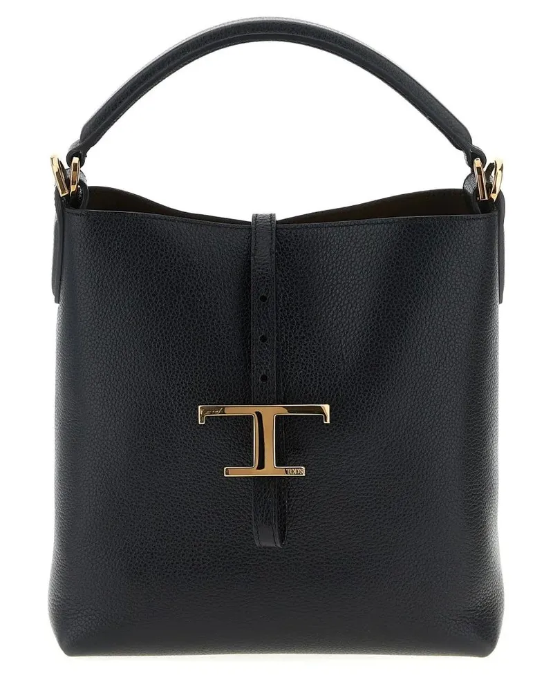 TOD'S Beuteltaschen 'T Timeless' Mini Bucket Bag schwarz Schwarz