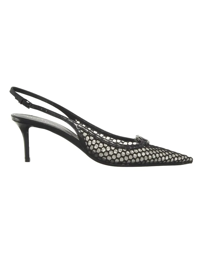 Valentino Garavani Sandalen Sling Back VLogo Moon schwarz Schwarz