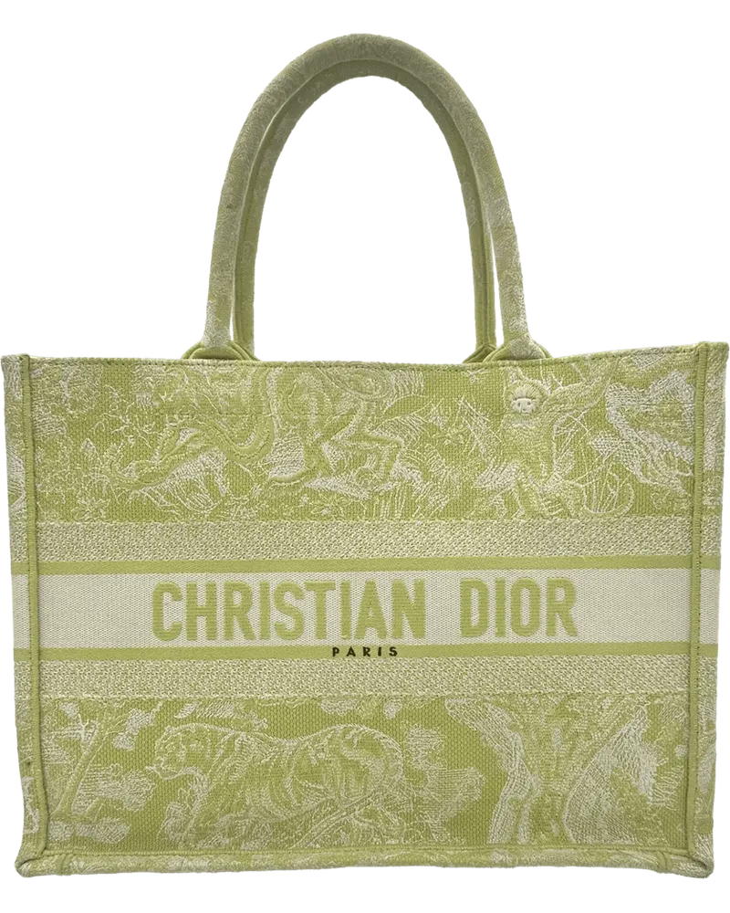 Dior Crossbody Bags Dior Tote Book - Lemon Jungle grün Grün