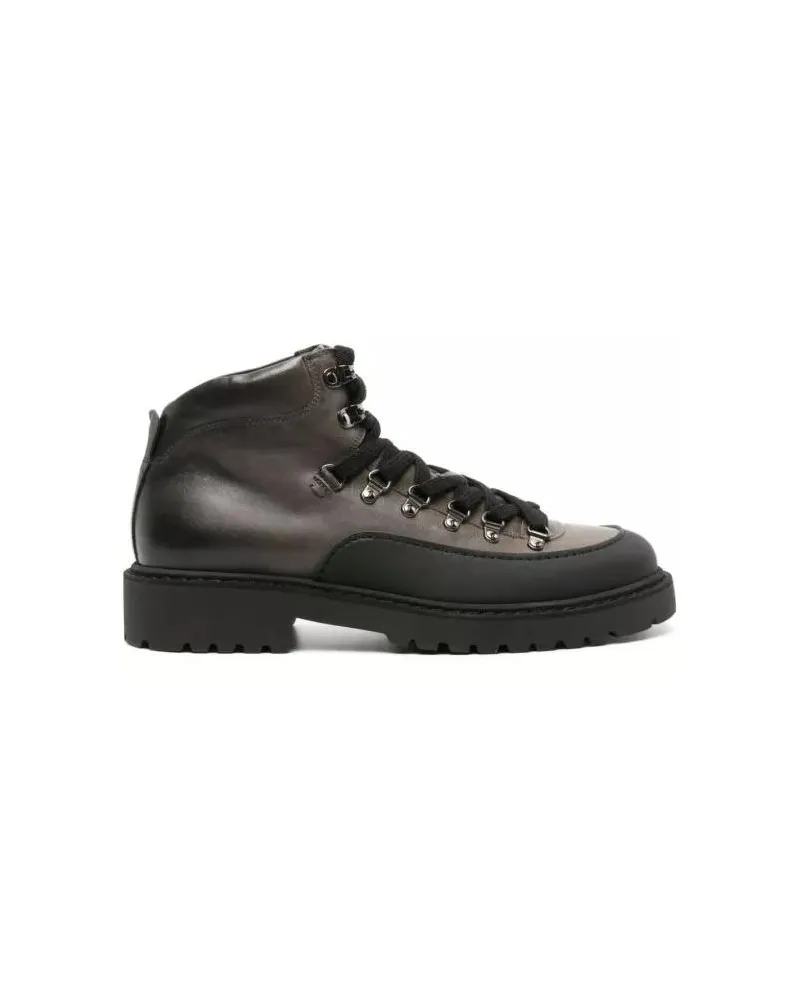Doucal´s Stiefel Lace-Up Leather Ankle Boots schwarz Schwarz