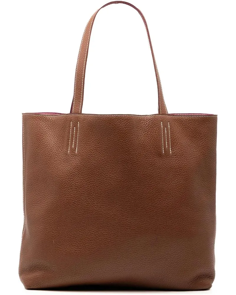Hermès Shopper Clemence Double Sens 36 braun Braun