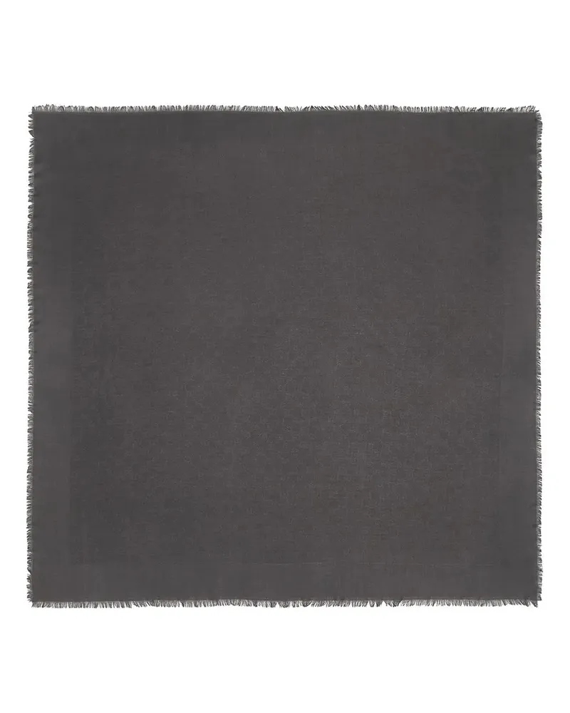 Gucci Tücher & Schals GG Jacquard Scarf dunkelgrau Dunkelgrau