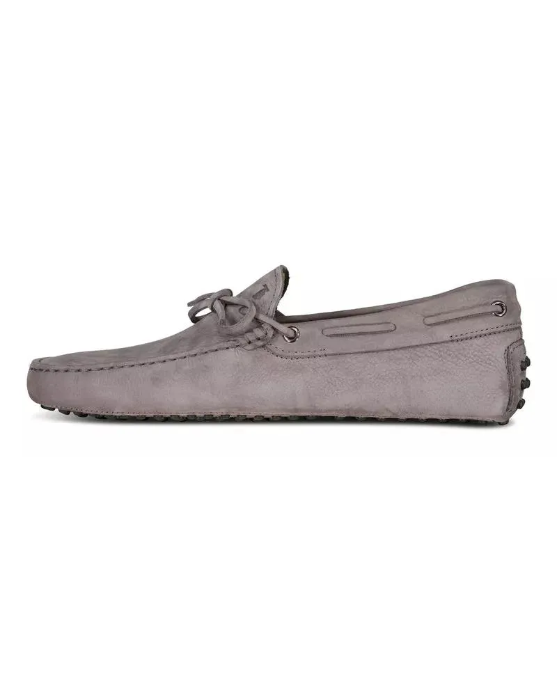 TOD'S Low-Top Sneaker Mokassins aus Leder taupe Taupe